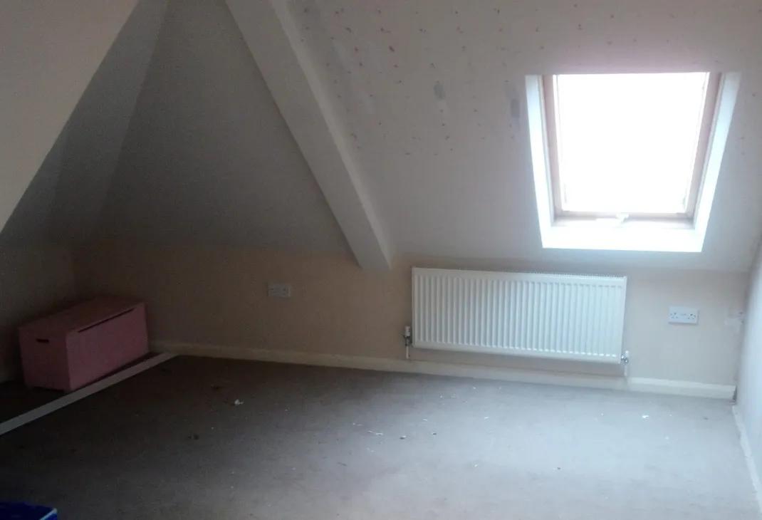 Bedroom before decorating