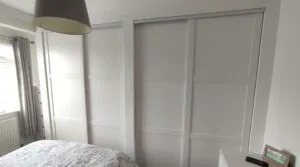 Completed bedroom makeover