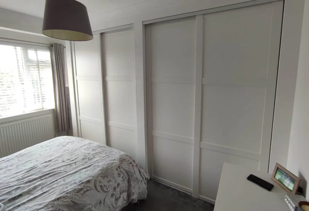 Completed bedroom makeover project in Worthing