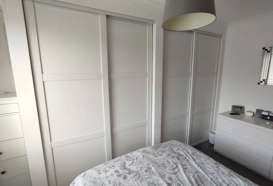 Completed bedroom makeover project