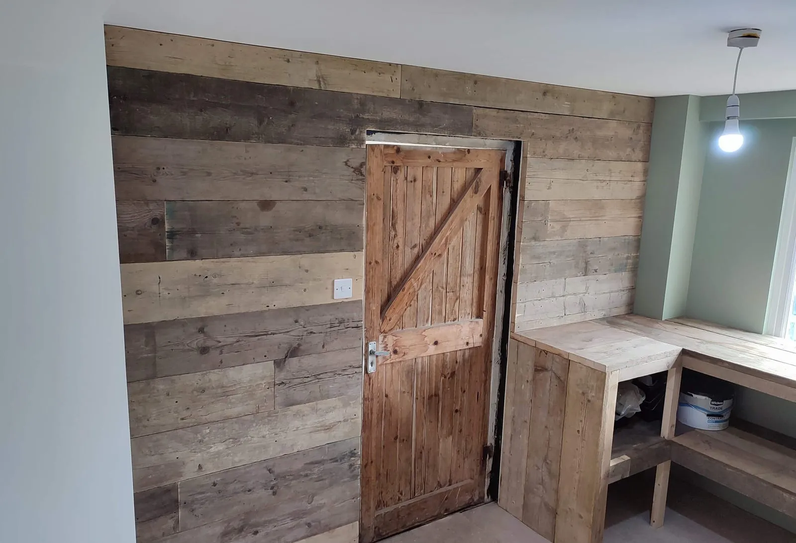 Completed garage conversion project