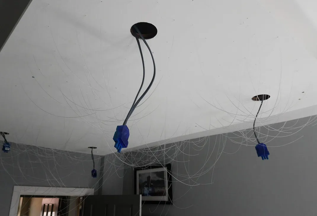 Fibre optic dropped ceiling