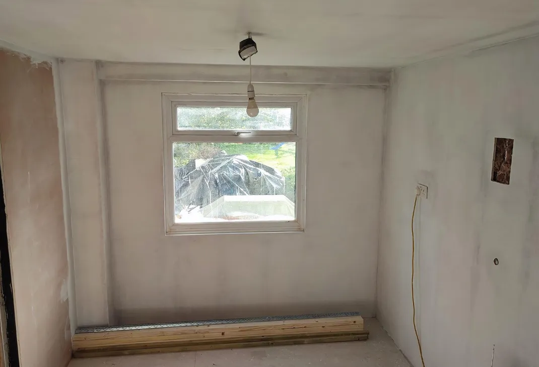 Garage workshop conversion preparation