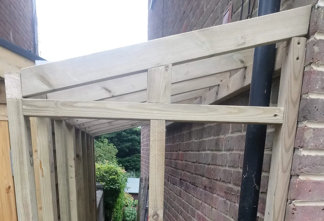 Lean to roof