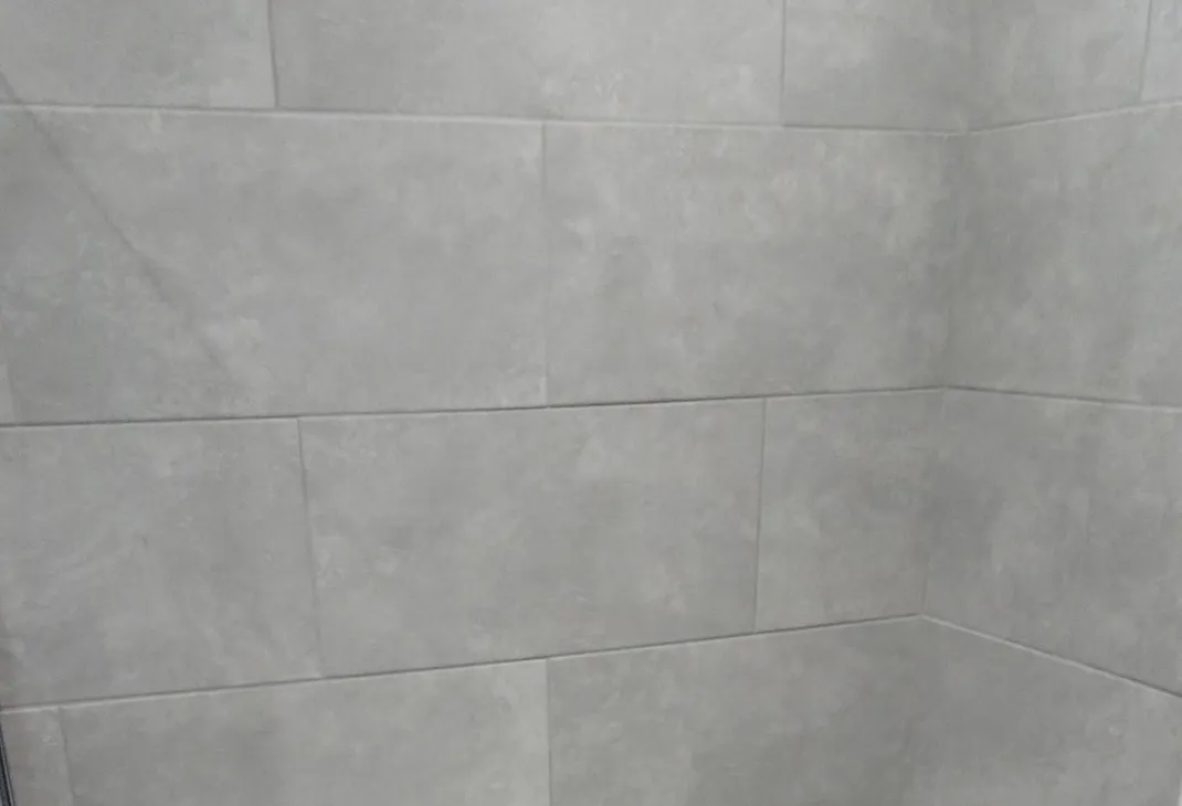 New bathroom tiling