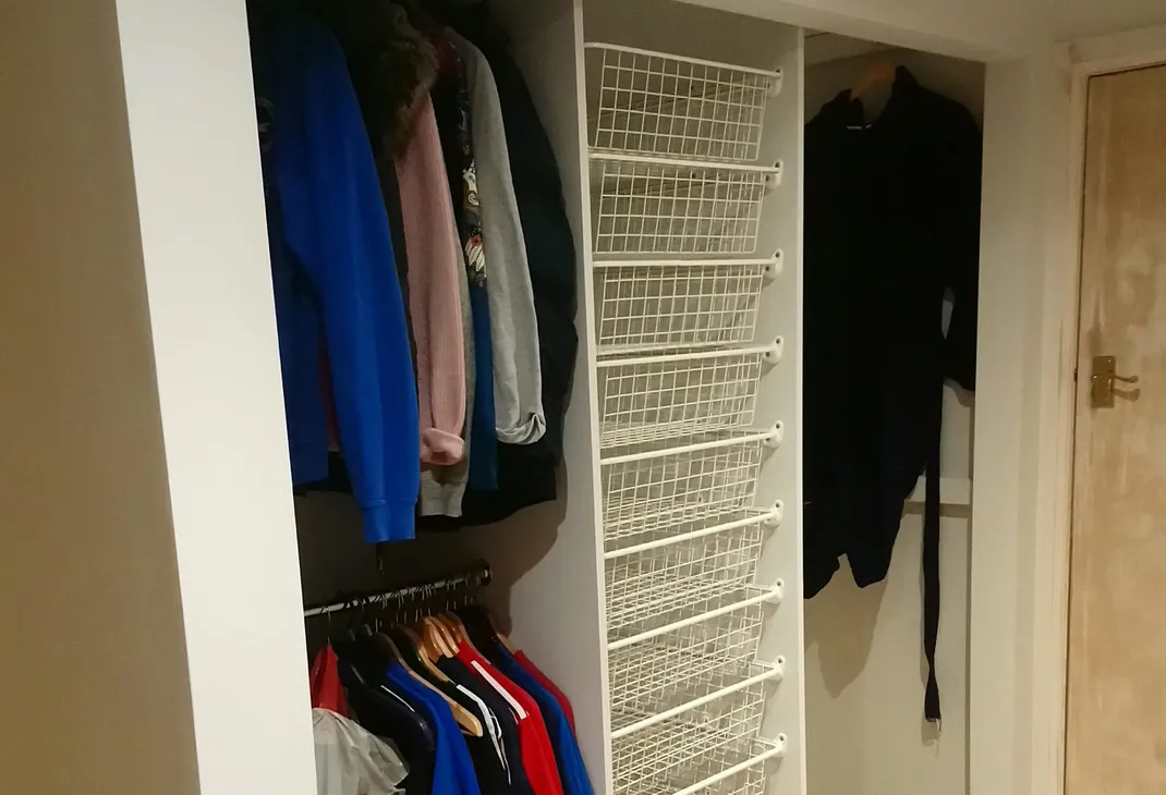 New built in wardrobe
