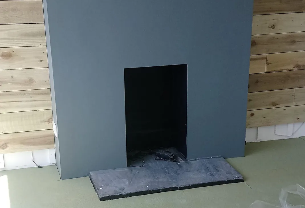 New fireplace