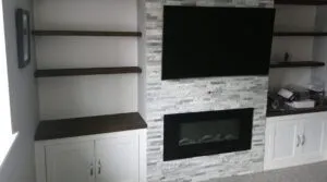 Kitchen converted to second lounge