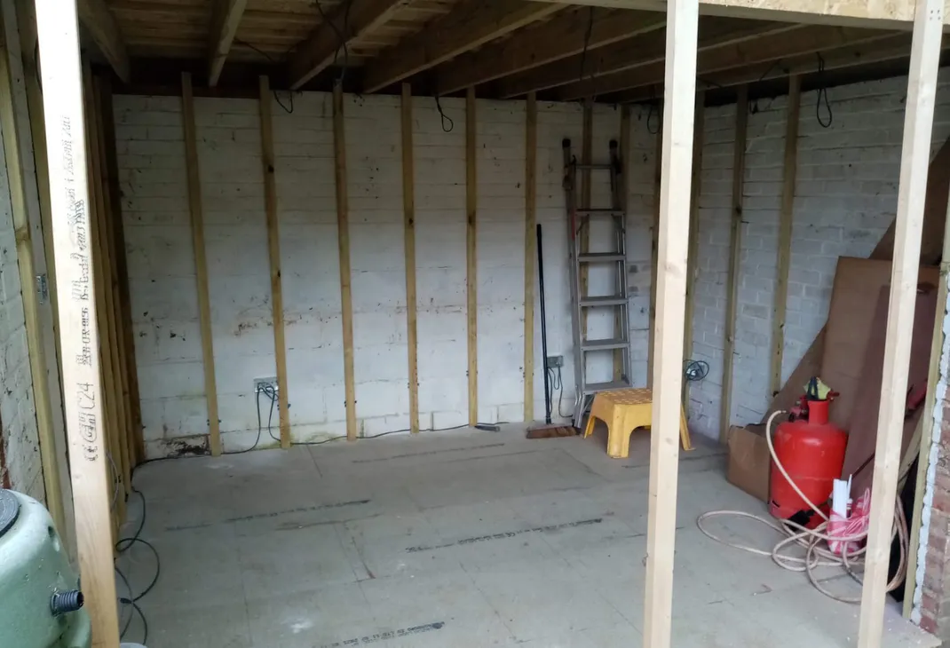 Shed conversion frame