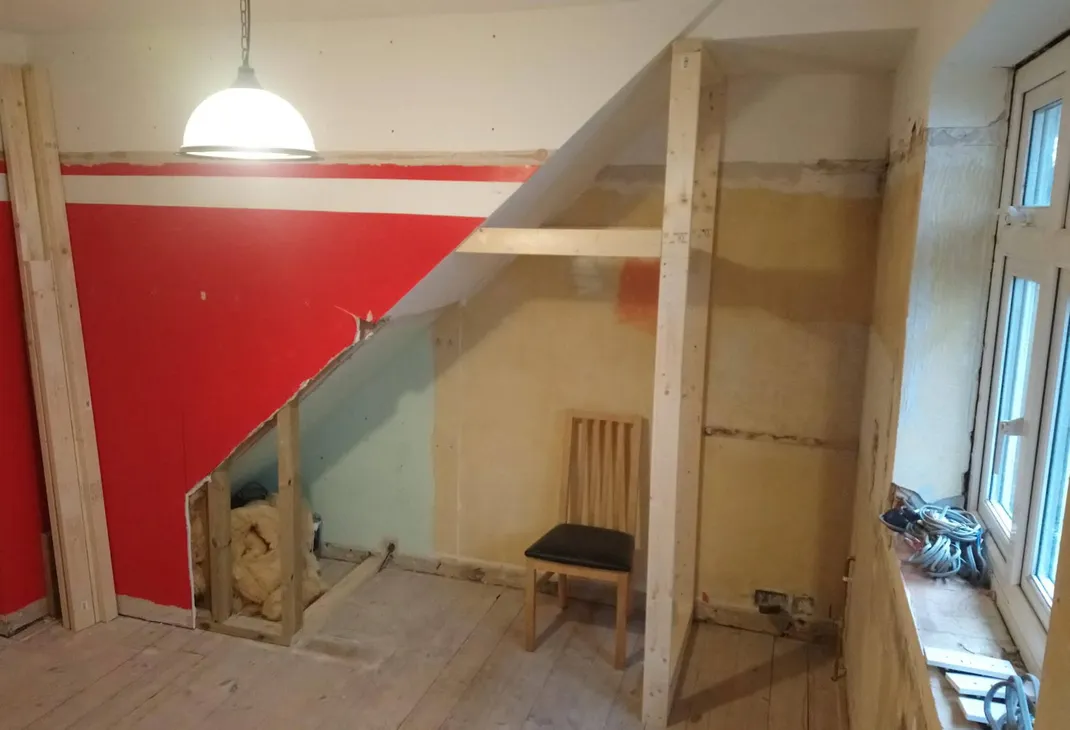 Understairs cupboard creation
